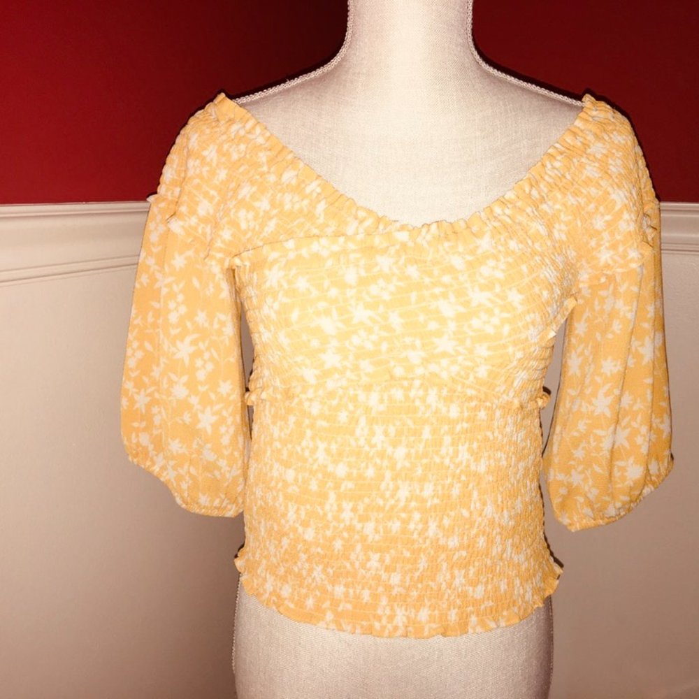 FIRM PRICE! BB Dakota Steve Madden Smock Stretch Top